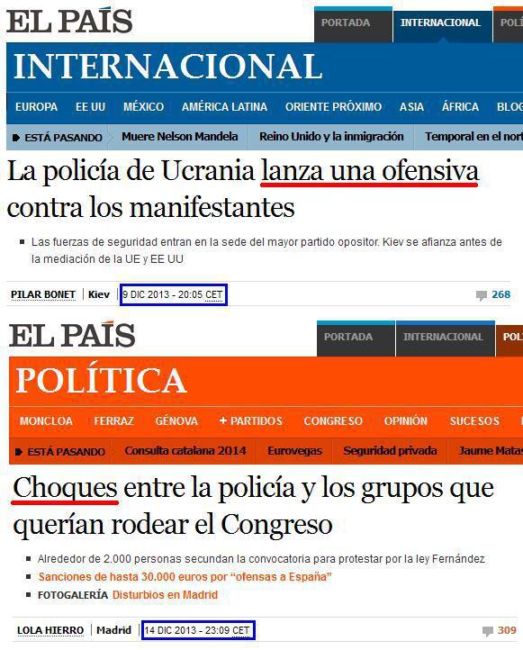 Recorte de El País